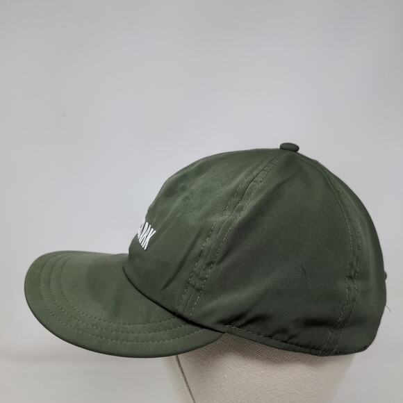 Gymshark Slideback Hat Green One Size Adjustable 6 Panel Polyester Blend - Picture 3 of 8